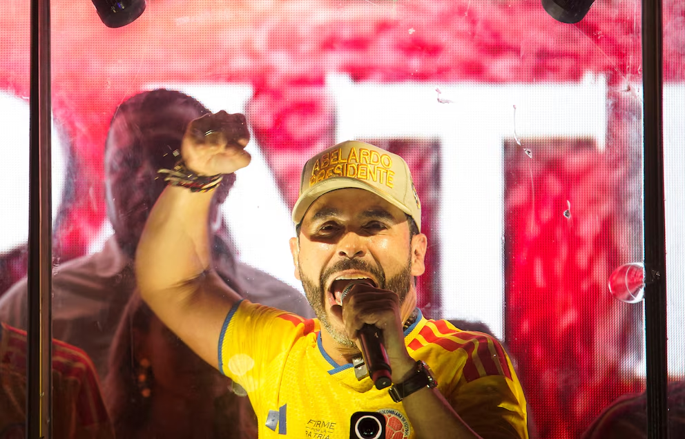 Discurso de victoria en Barranquilla luego de que se confirmó que ganó Abelardo de la Espriella la presidencia de Colombia