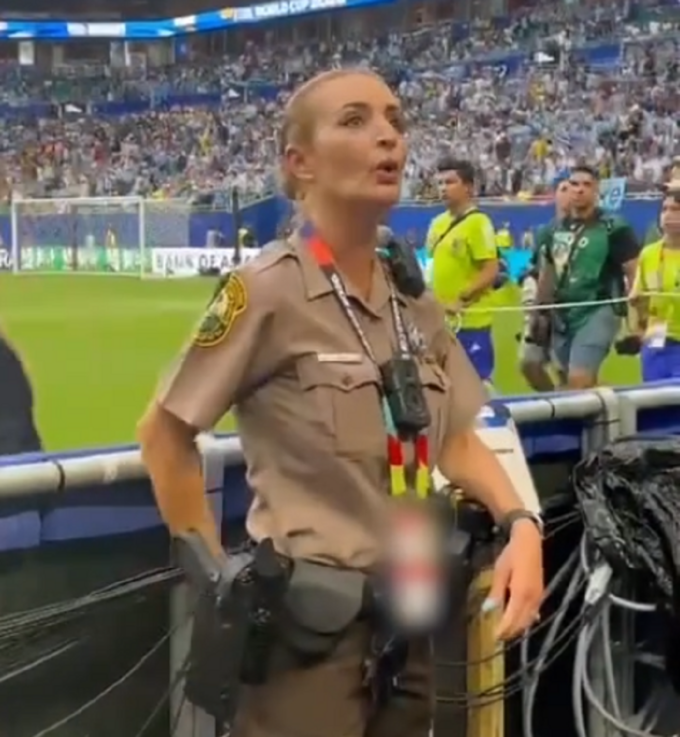 Silvia Nadal, guardia de seguridad uruguaya emocionada en el Mundial 2026