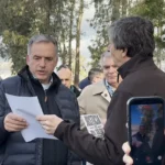 Néstor Núñez reclamando justicia por María Soledad Barrera