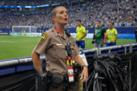 Silvia Nadal, guardia de seguridad uruguaya emocionada en el Mundial 2026